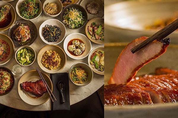 Upscale Chinese food at the restaurant Chinese Tuxedo.