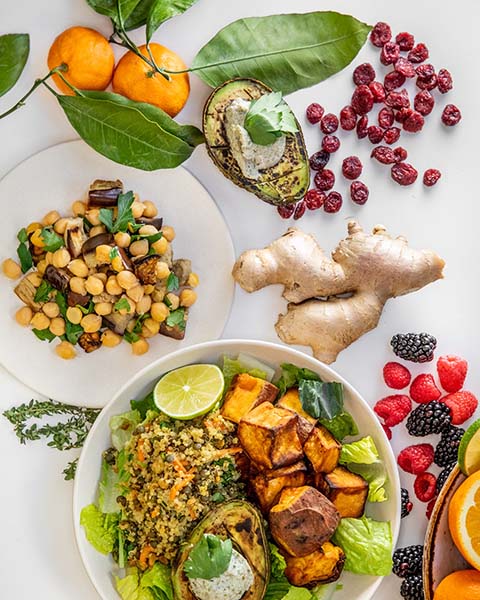 Food photographed for Mulberry & Vine